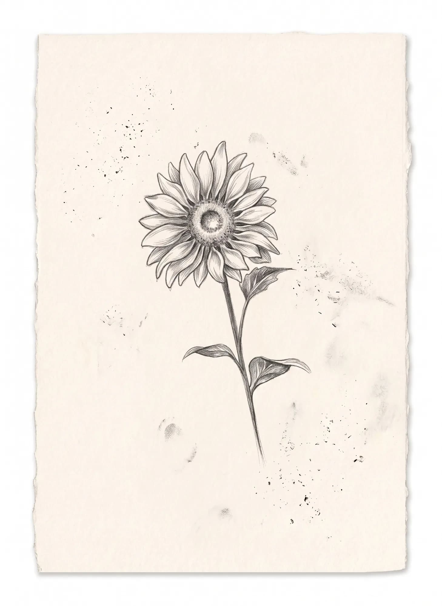 Línea fina floral